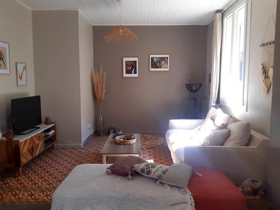 Charmante Maison De Ville Avec Jardin Perpignan Bagian luar foto